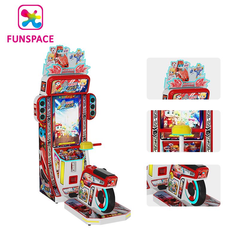 Automat do gry Red Kid Racing Bike na monety